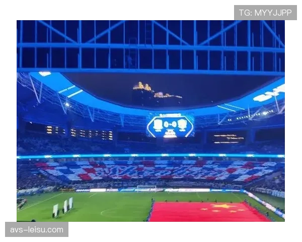 申花球迷看台展示巨型TIFO，画面为球队历史经典瞬间
